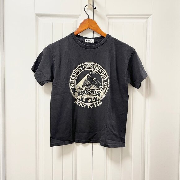 Vintage Luxor Las Vegas Pharaoh’s Construction Co. Souvenir Tee – S - Picture 1 of 8